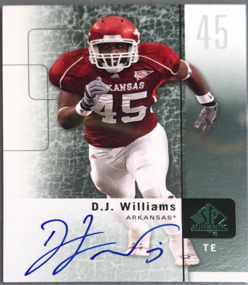D.J. Williams [Autograph] #18