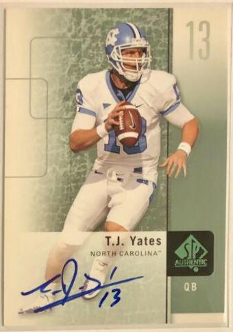 T.J. Yates [Autograph] #52