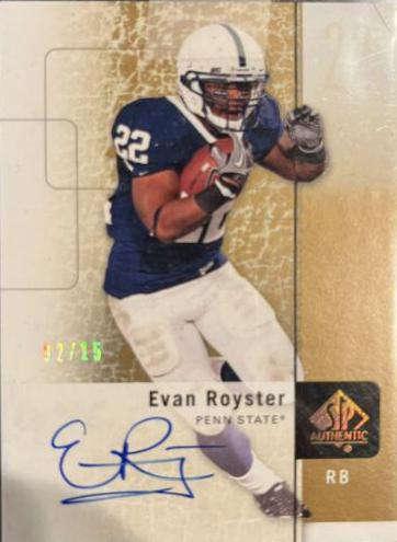 Evan Royster [Autograph] #62