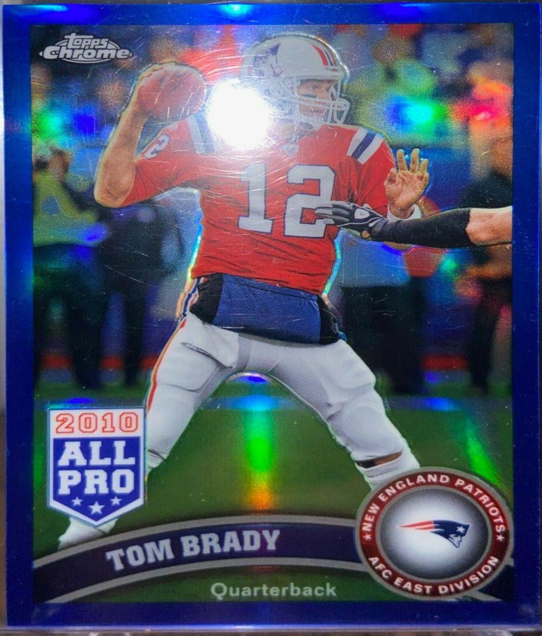Tom Brady [Blue Refractor] #20