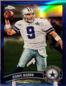Tony Romo [Blue Refractor] #160