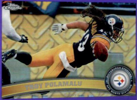 Troy Polamalu [Purple Refractor] #180