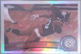 Troy Polamalu [Sepia Refractor] #180
