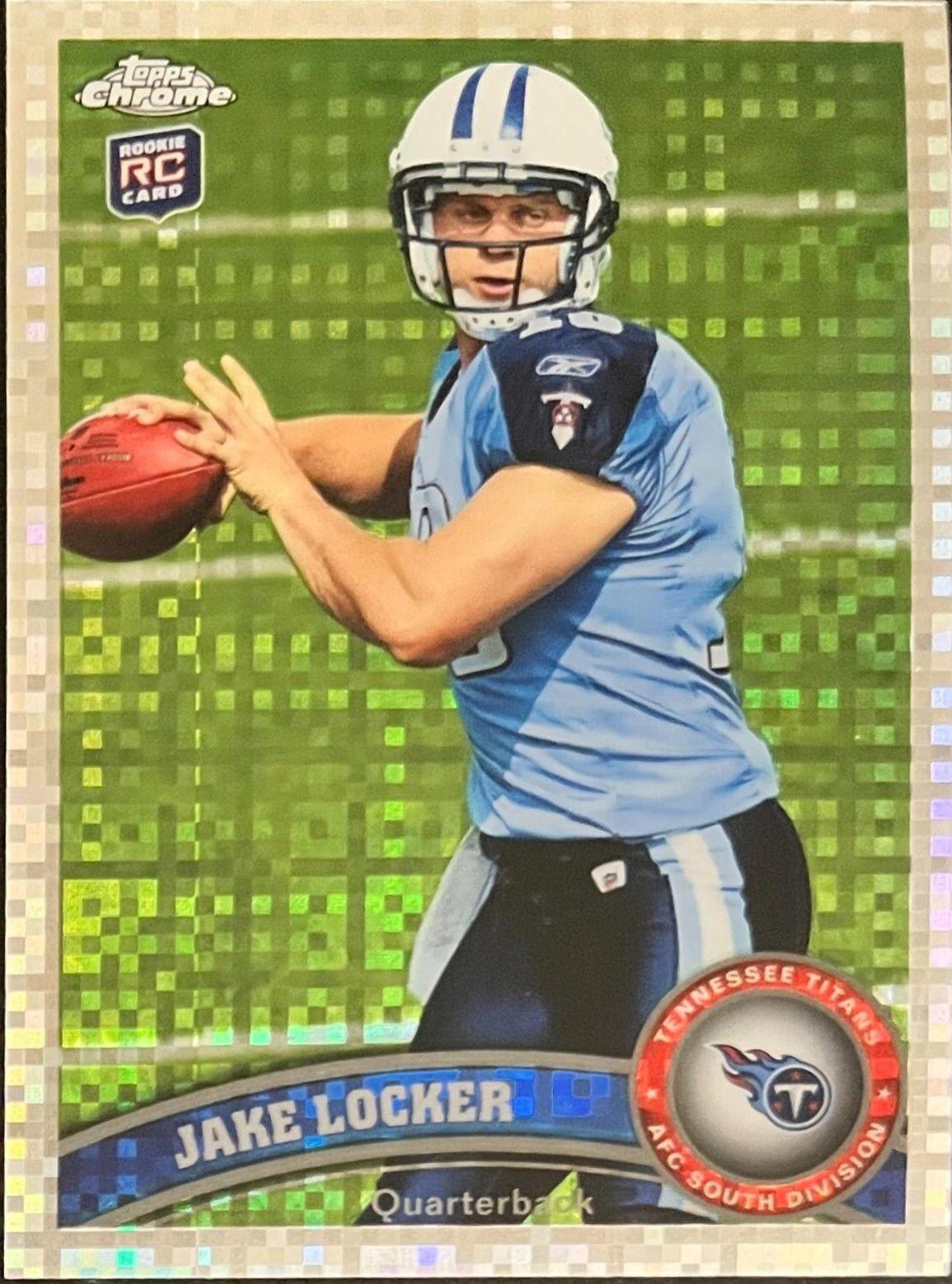 Jake Locker [Red Refractor] #185