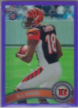 A.J. Green [Looking Left Purple Refractor] #150