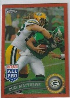 Clay Matthews [Orange Refractor] #155