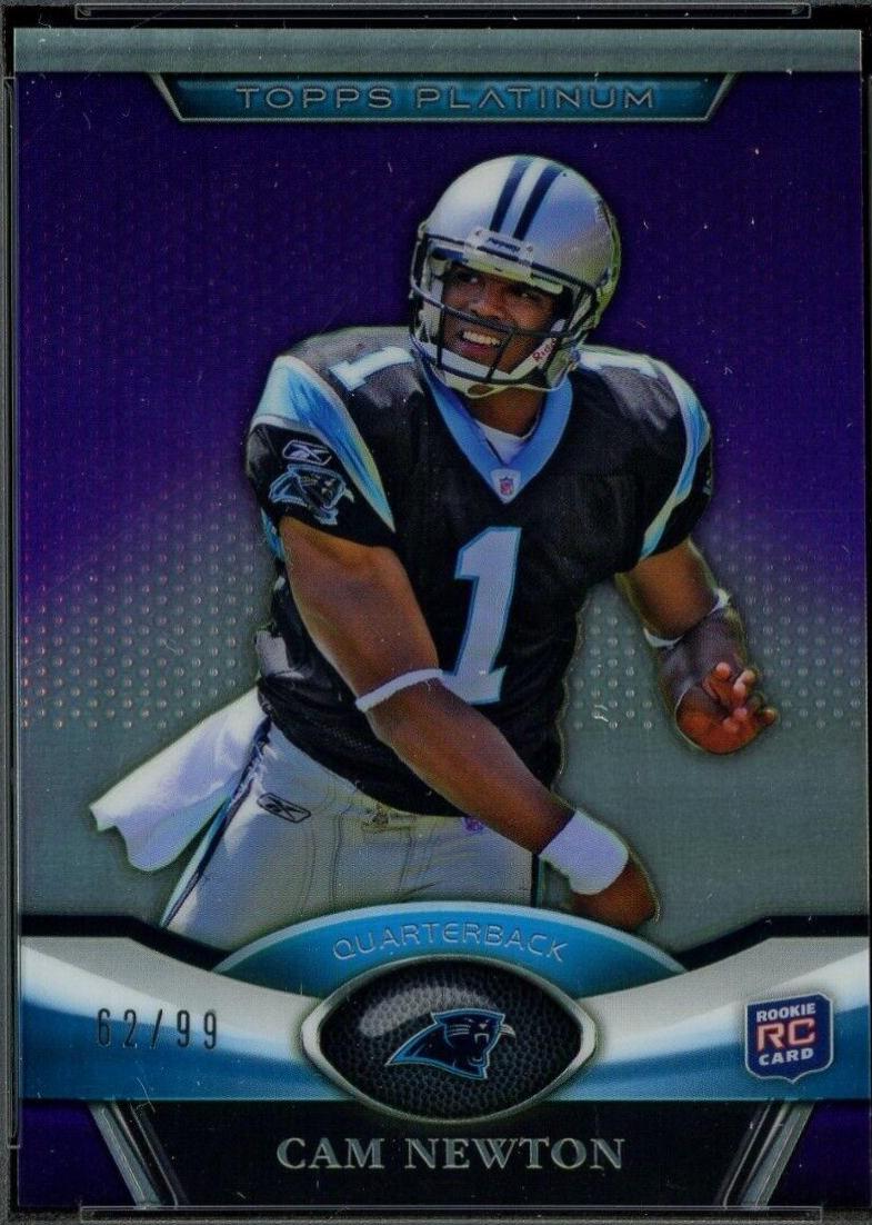 Cam Newton [Rookie Patch Autograph Purple Refractor] #1