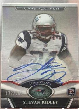 Stevan Ridley [Autograph Blue Refractor] #15