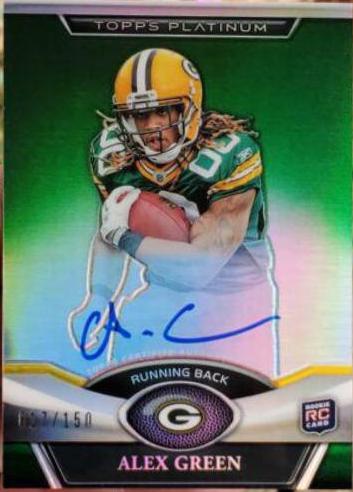 Alex Green [Autograph Blue Refractor] #21