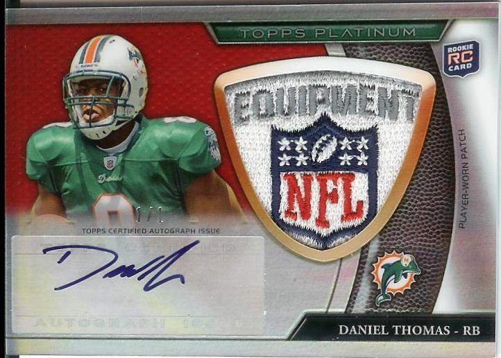 Daniel Thomas [Autograph] #44
