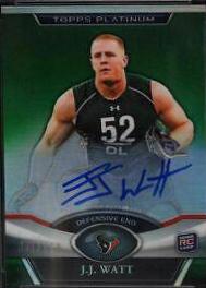 J.J. Watt [Autograph Green Refractor] #86