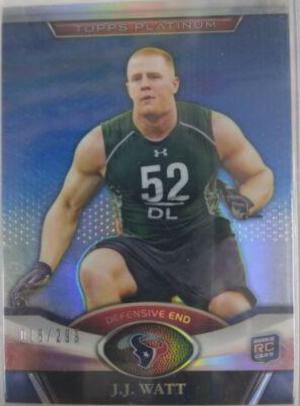 J.J. Watt [Blue Refractor] #86