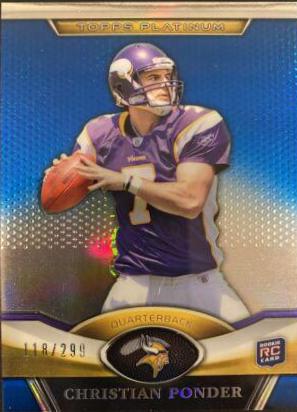 Christian Ponder [Green Refractor] #109