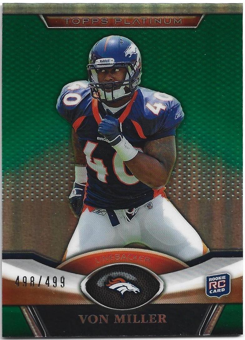 Von Miller [Rookie Patch Autograph Green Refractor] #27