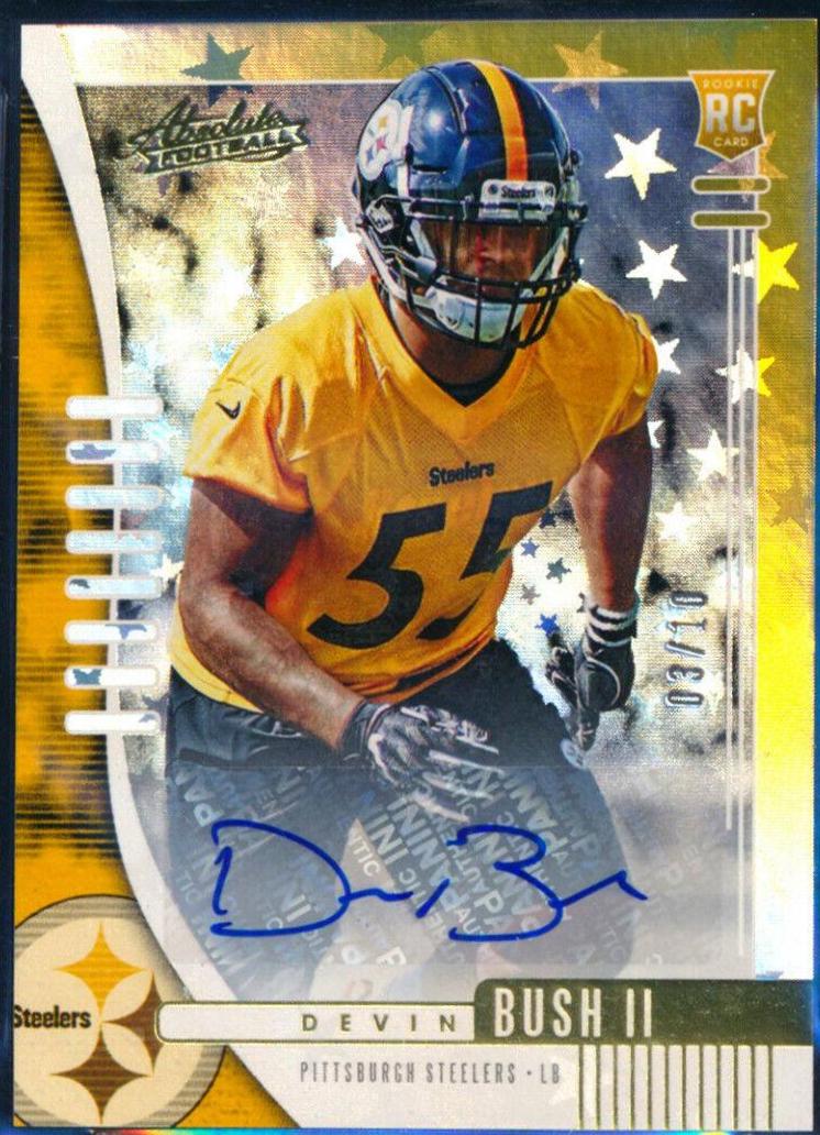 Devin Bush II [Spectrum Gold Autograph] #183