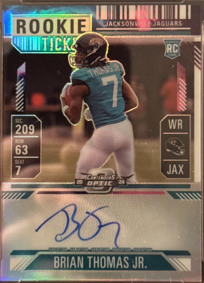 Brian Thomas Jr. [Nebula Autograph] #103