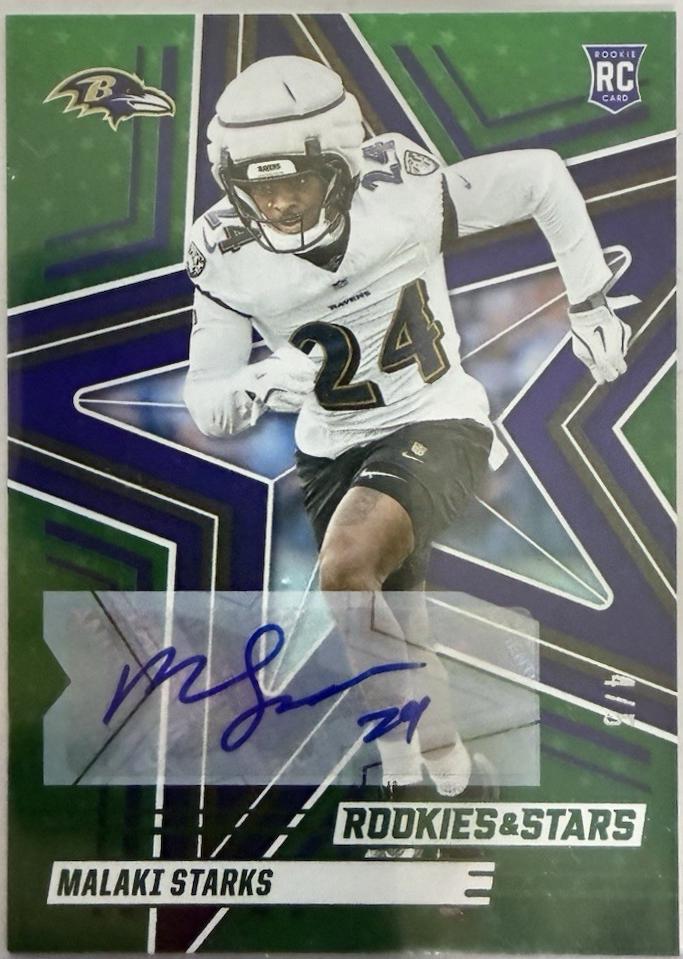 Malaki Starks [Green Rookie Signature] #155