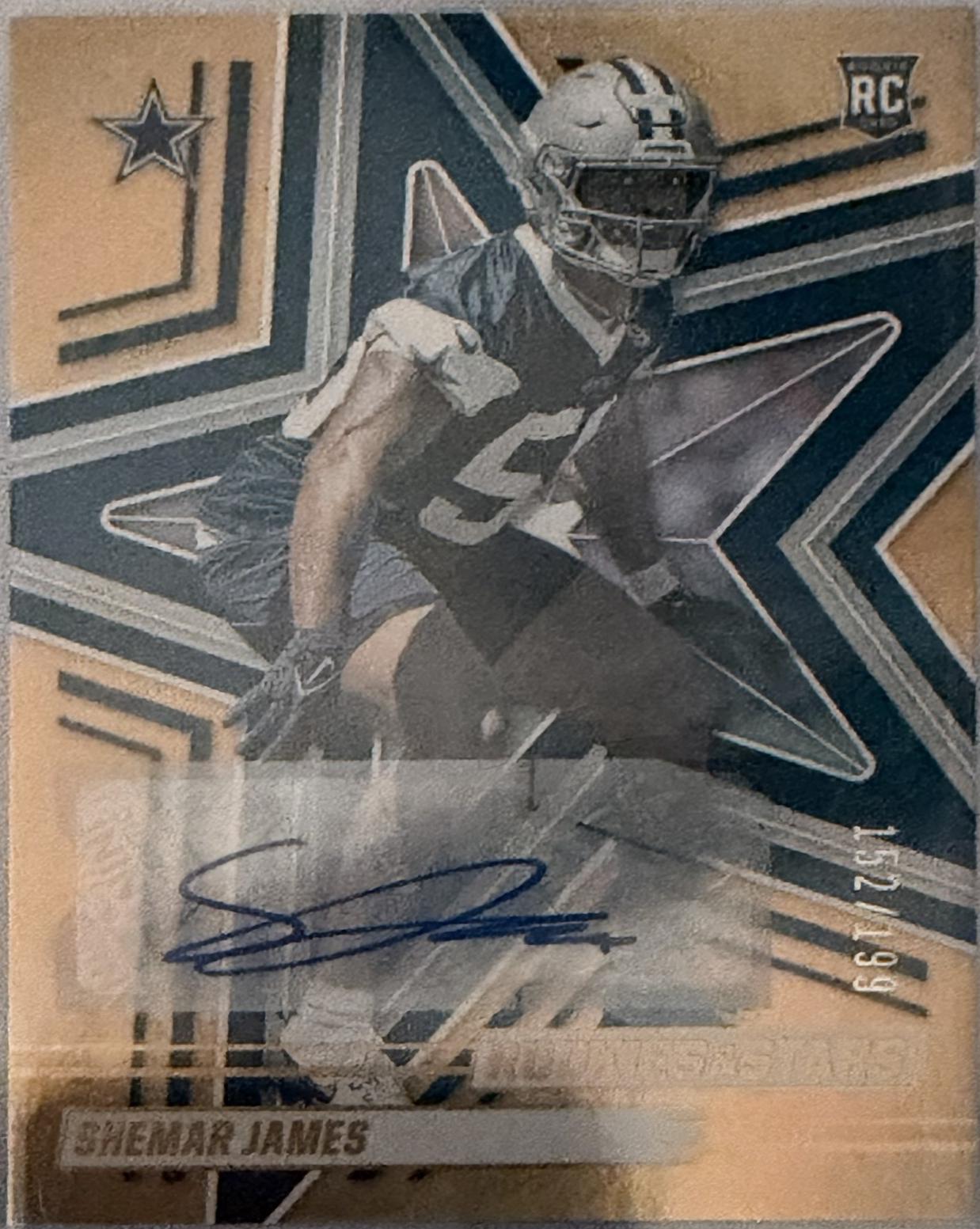 Shemar James [Gold Rookie Signature] #178