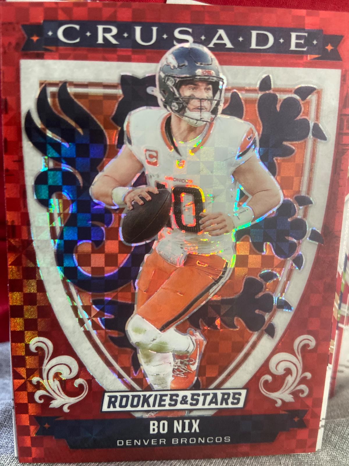 Bo Nix [Red Plaid] #28