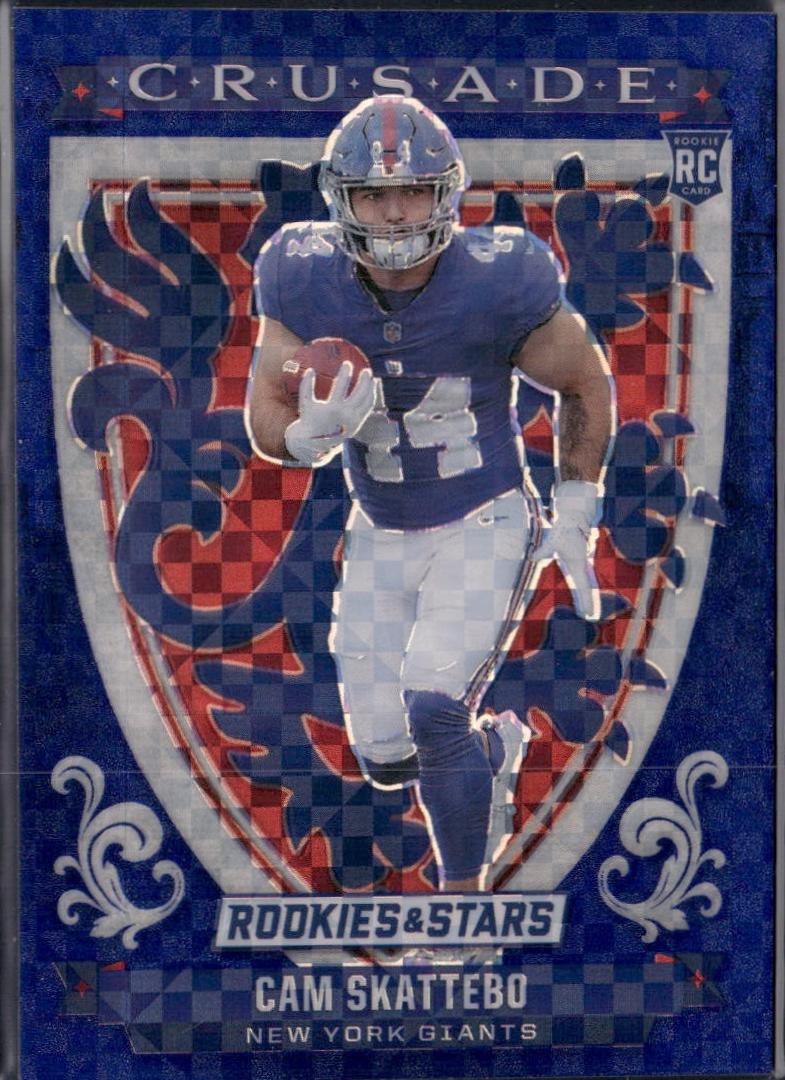 Cam Skattebo [Blue Plaid] #21