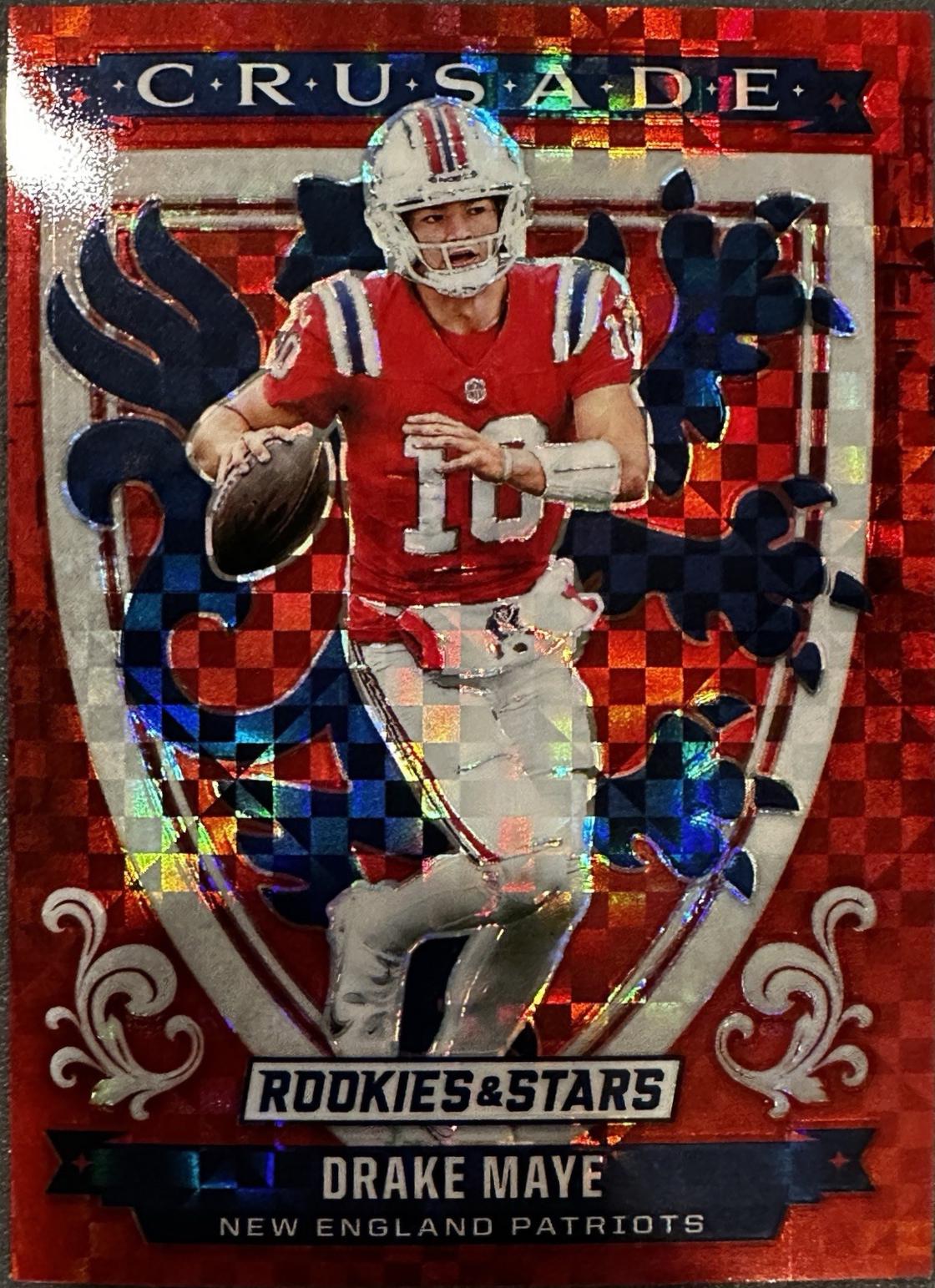 Drake Maye [Red Plaid] #29
