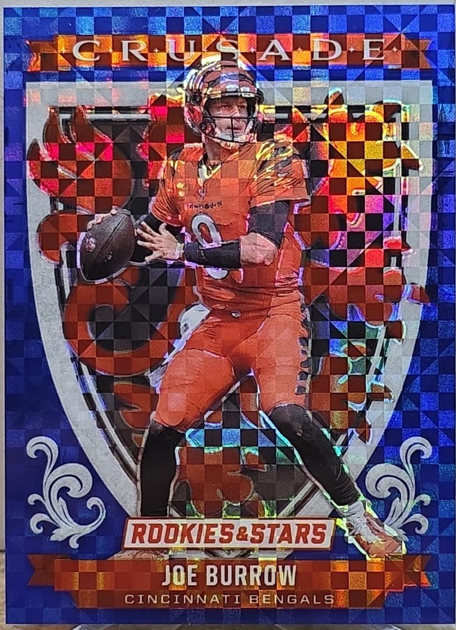 Joe Burrow [Blue Plaid] #8