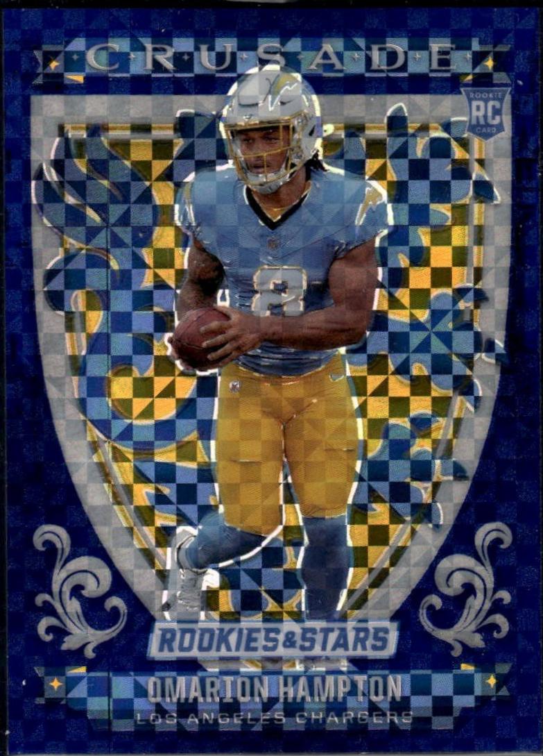 Omarion Hampton [Blue Plaid] #17