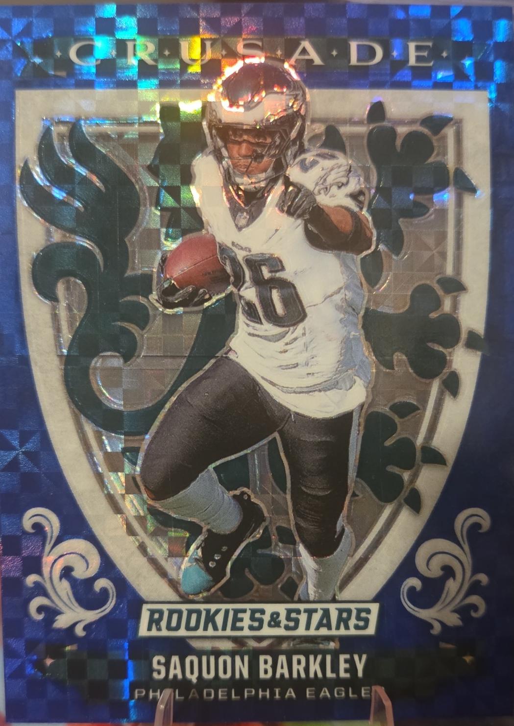 Saquon Barkley [Blue Plaid] #7