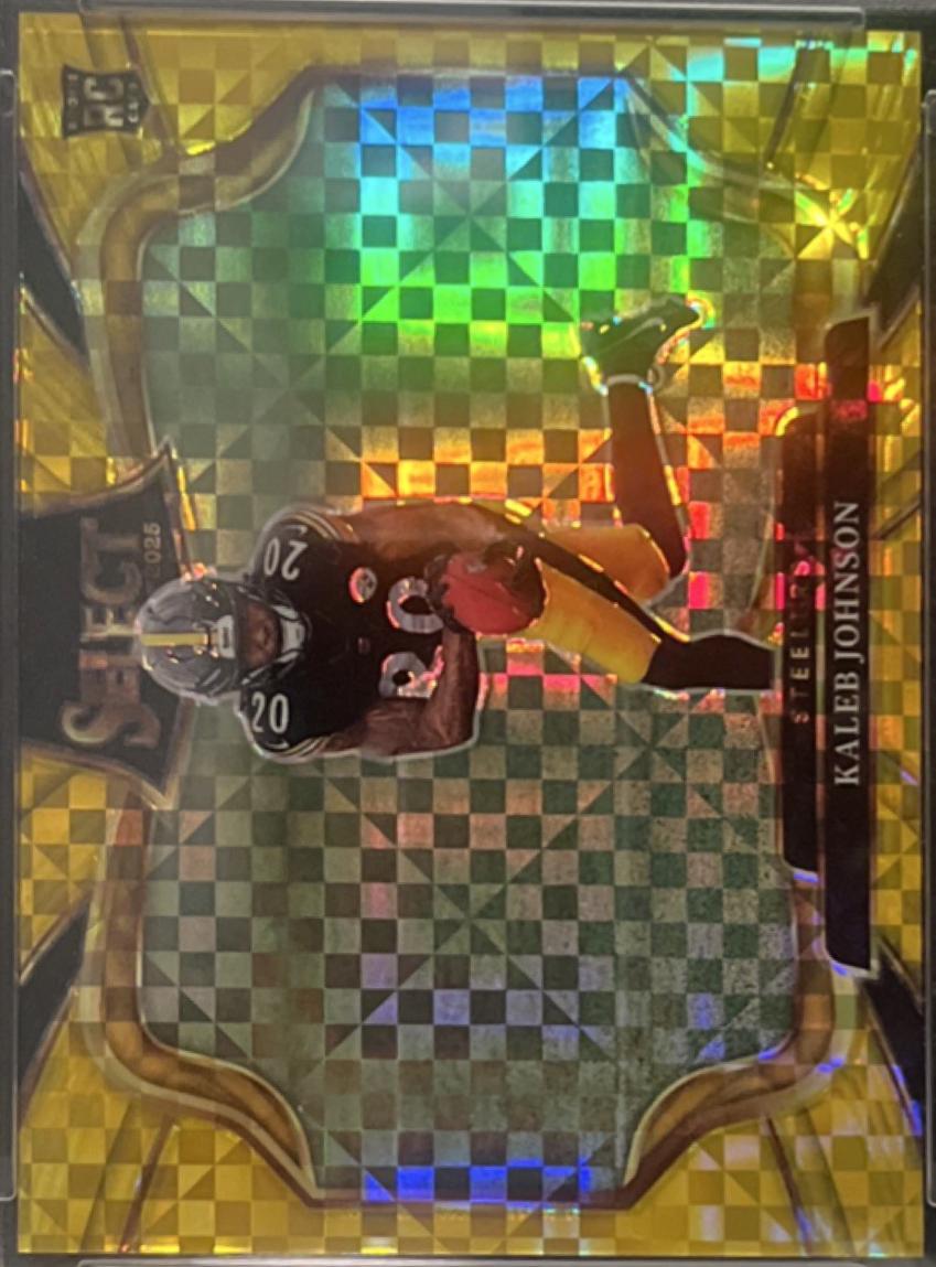 Kaleb Johnson [Gold Prizm] #452
