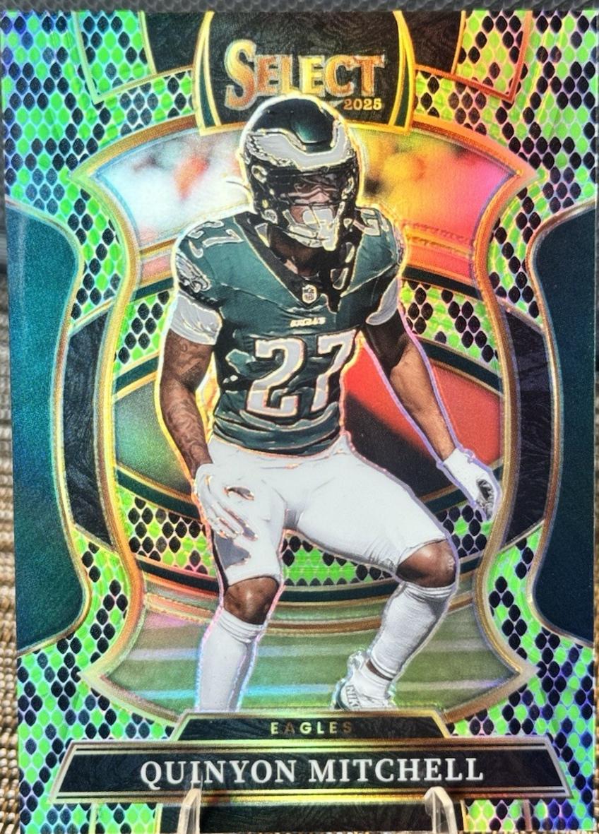 Quinyon Mitchell [Green Black Snakeskin Prizm] #92