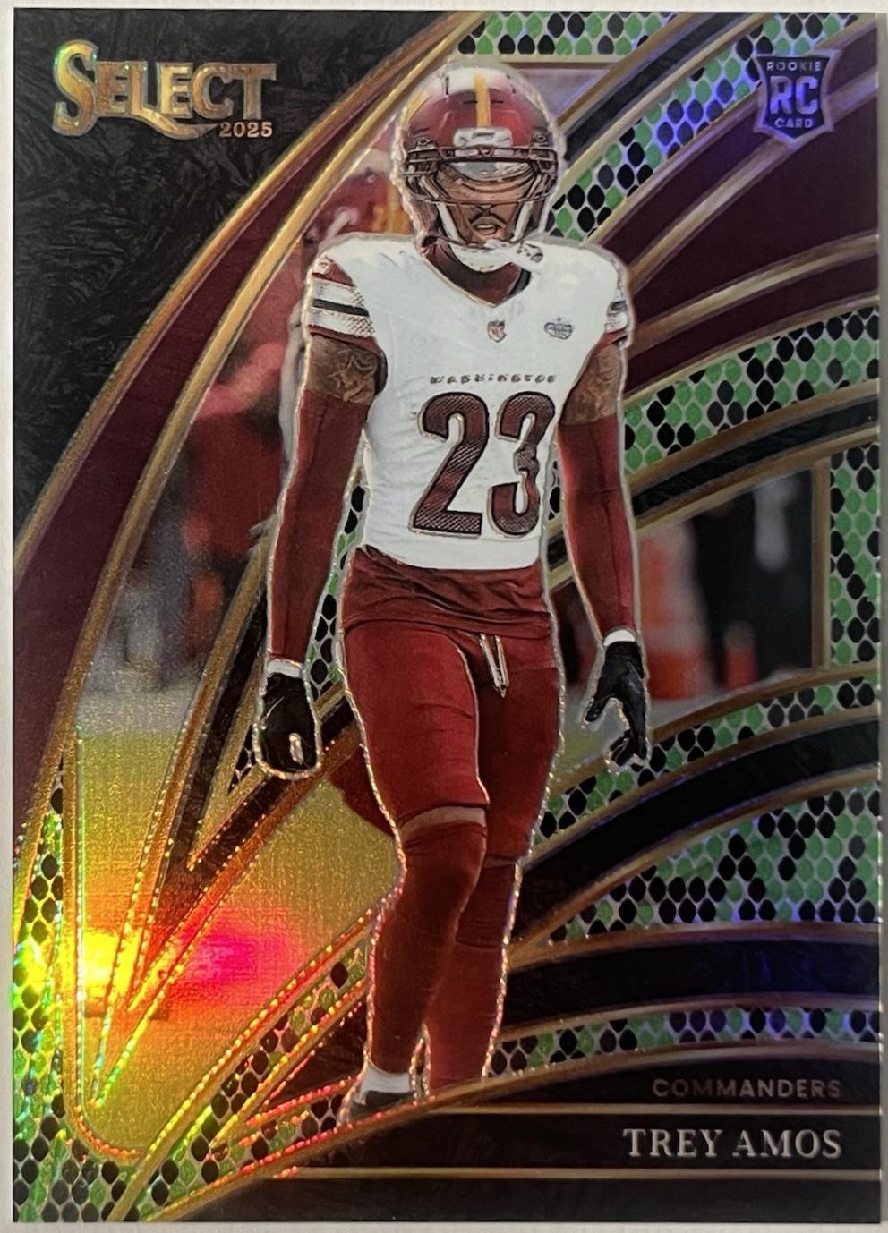 Trey Amos [Green Black Snakeskin Prizm] #287