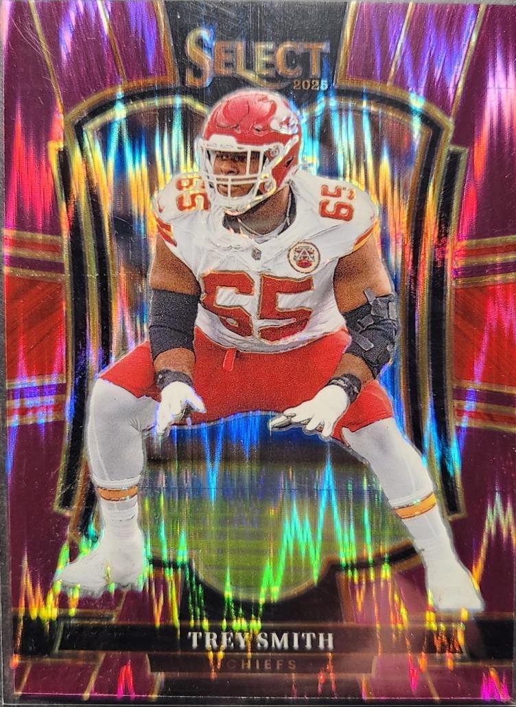 Trey Smith [Purple Prizm Shock] #109