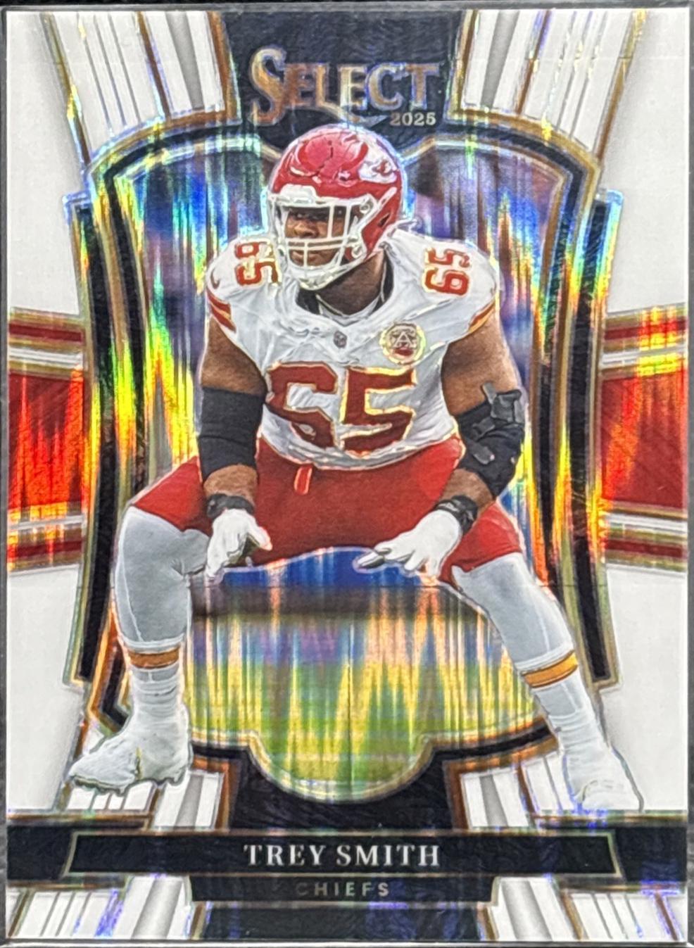 Trey Smith [White Prizm Shock] #109