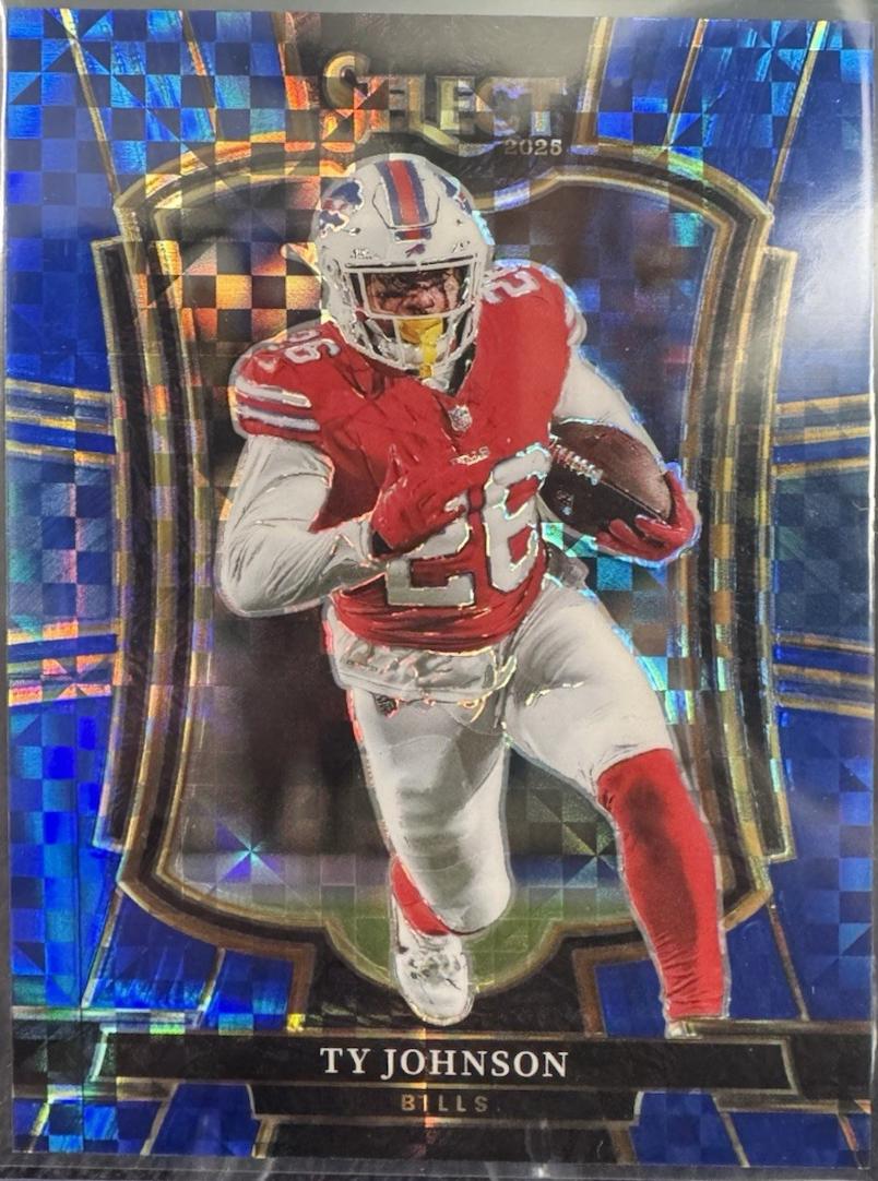 Ty Johnson [Blue Prizm] #186
