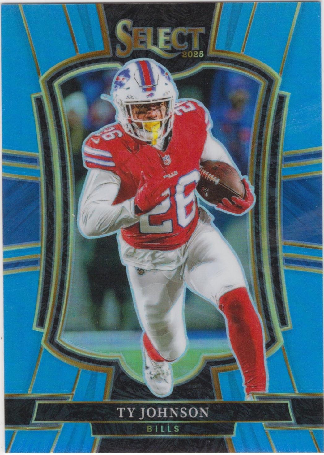 Ty Johnson [Light Blue Prizm] #186