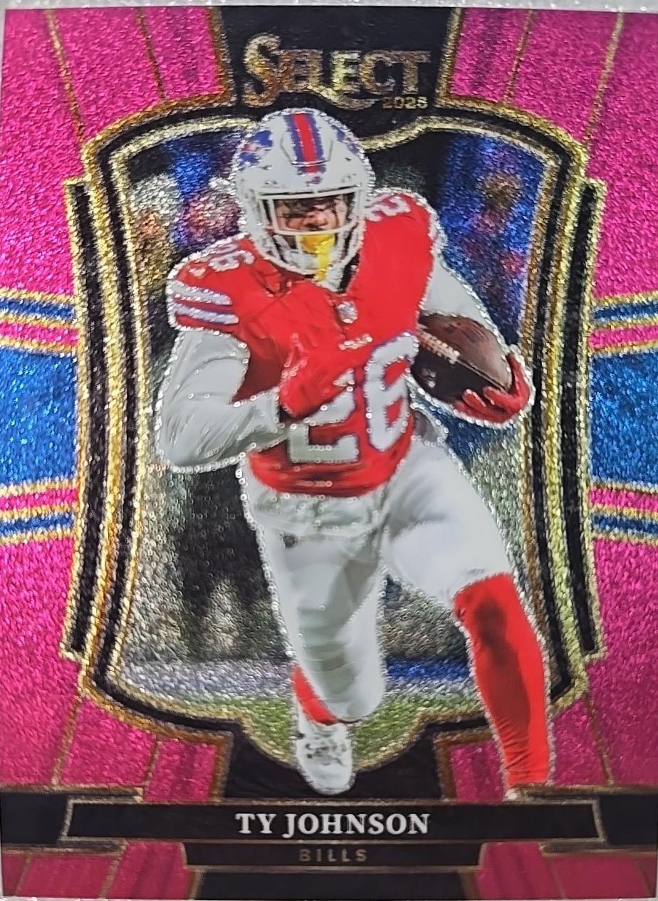Ty Johnson [Pink Glitter Prizm] #186