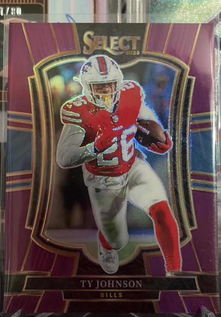 Ty Johnson [Purple Prizm] #186