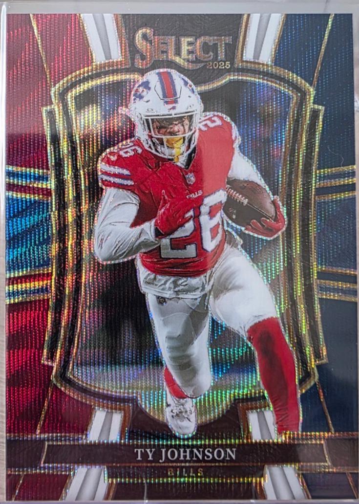 Ty Johnson [Tri-Color Prizm] #186