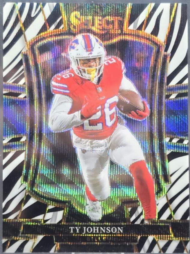Ty Johnson [Zebra Prizm] #186