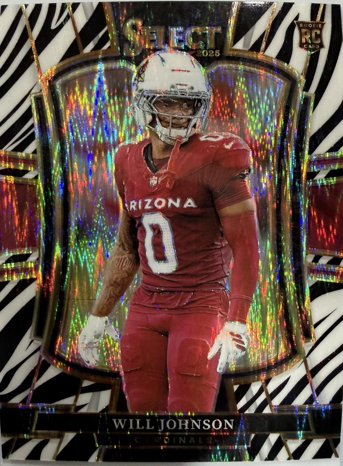 Will Johnson [Zebra Prizm Shock] #122
