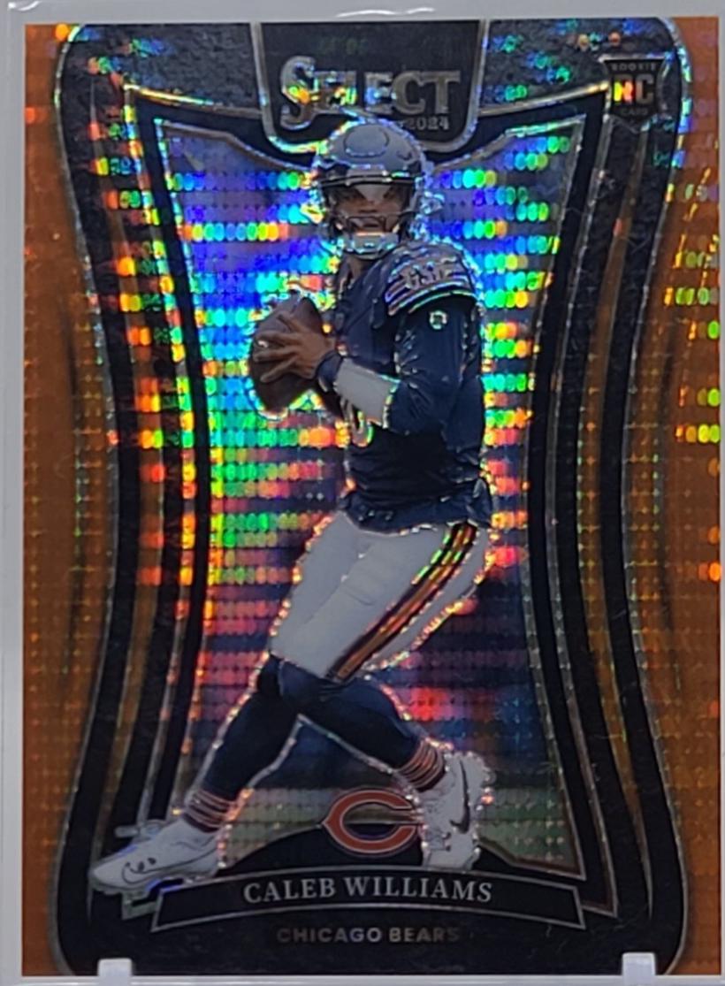 Caleb Williams [Neon Orange Pulsar Prizm] #378
