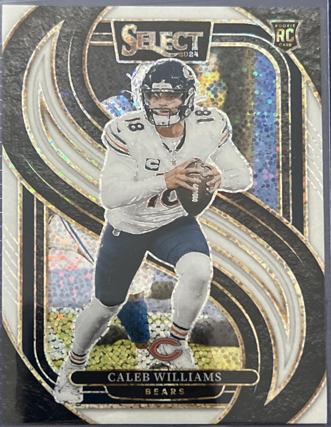 Caleb Williams [White Sparkle Prizm] #114