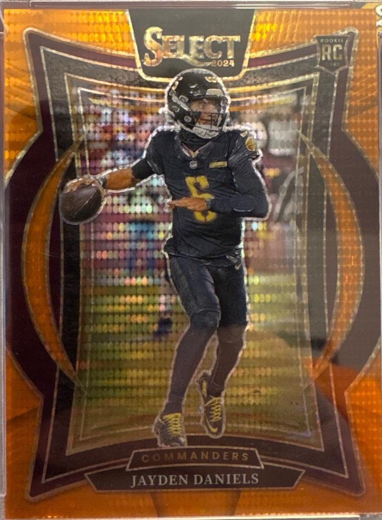 Jayden Daniels [Neon Orange Pulsar Prizm] #26