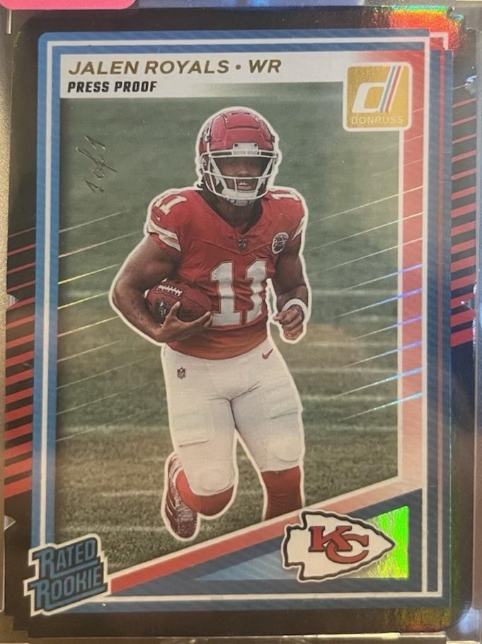 Jalen Royals [Press Proof Black Die-Cut] #321