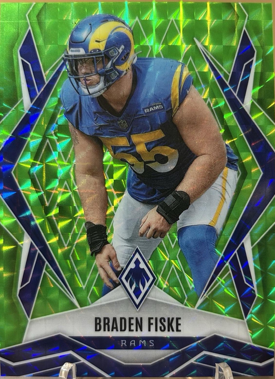 Braden Fiske [Lime Green Pyramids] #82