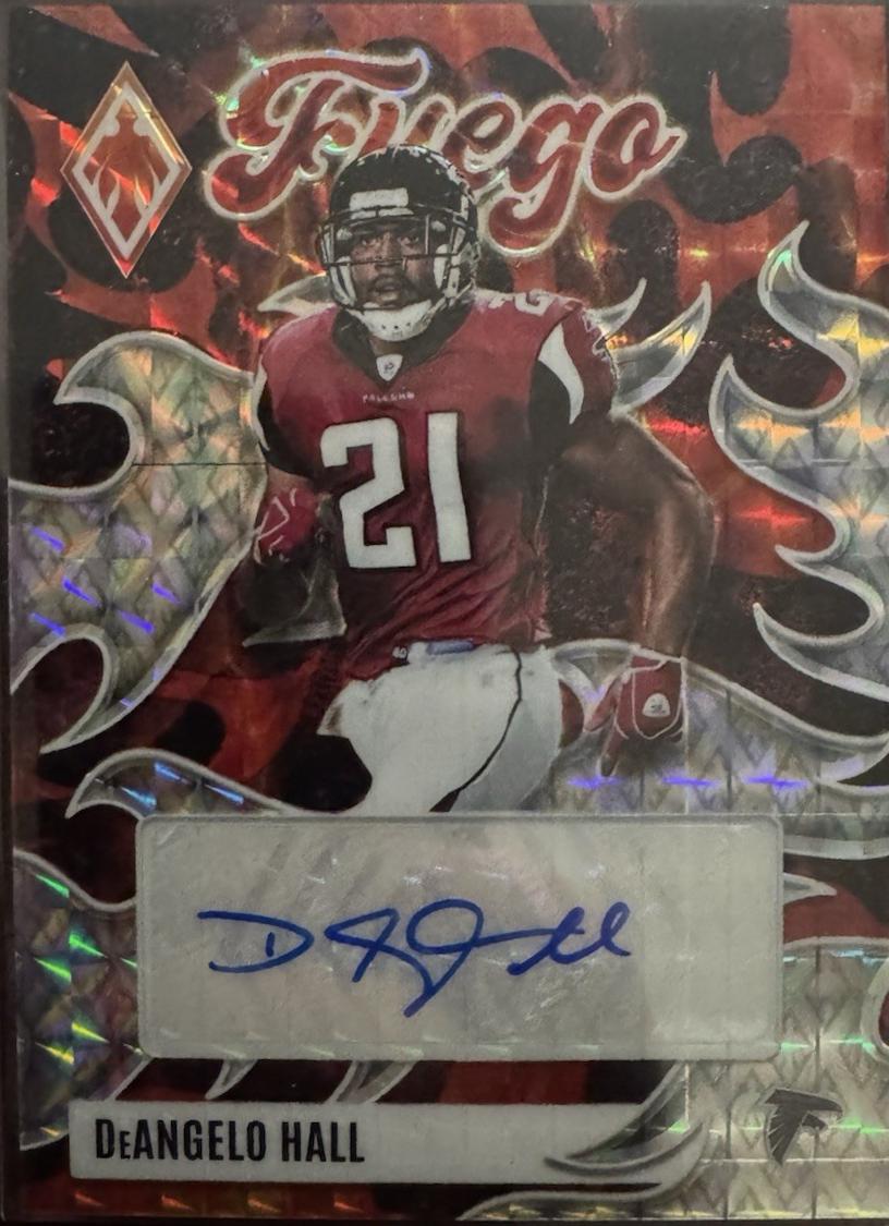 DeAngelo Hall [Red Autograph] #54