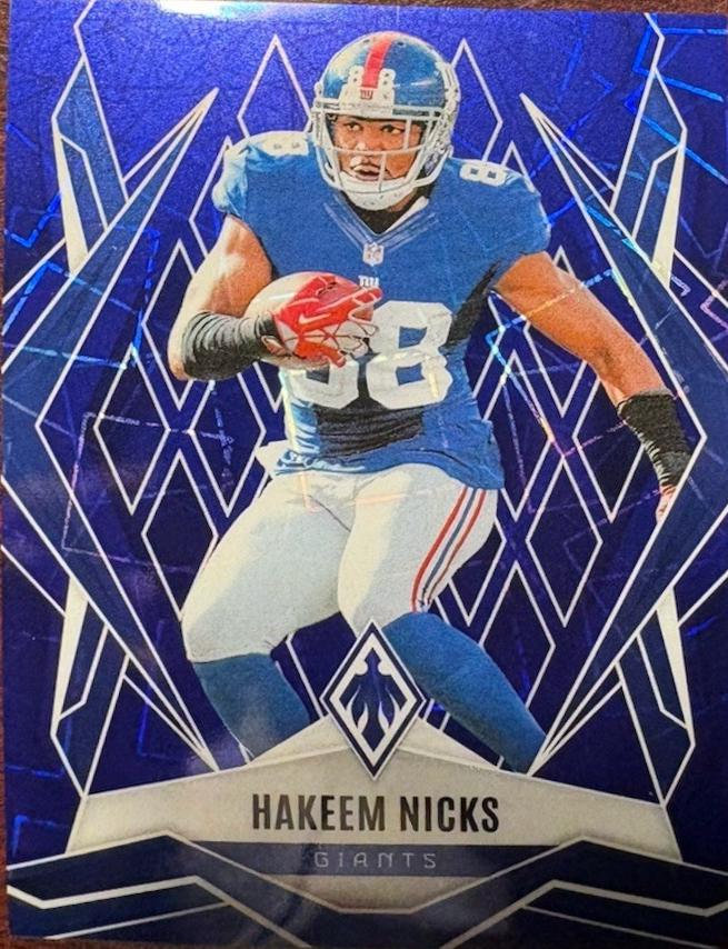 Hakeem Nicks [Blue Lazer] #86