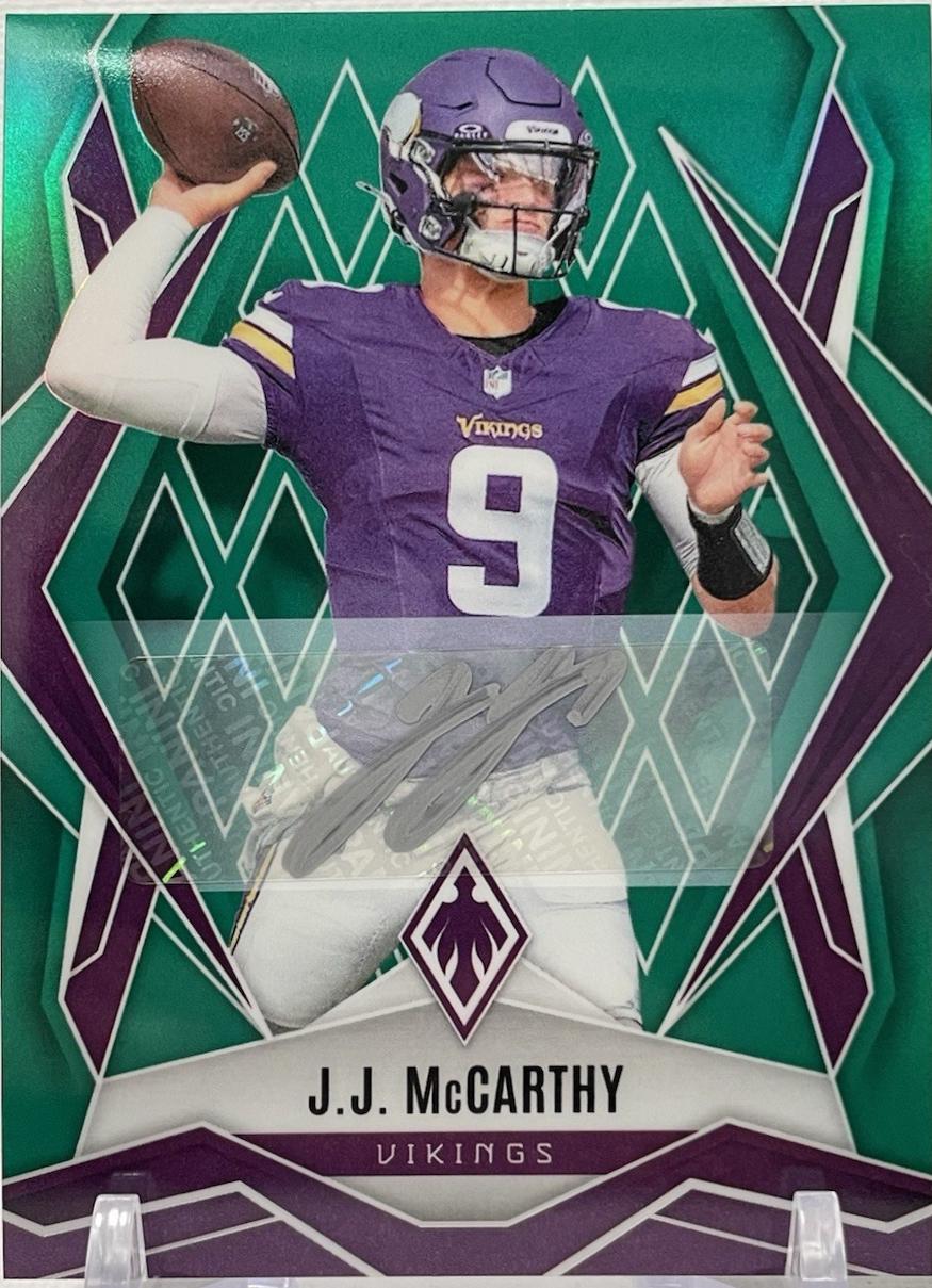 J.J. McCarthy [Green Autograph] #38