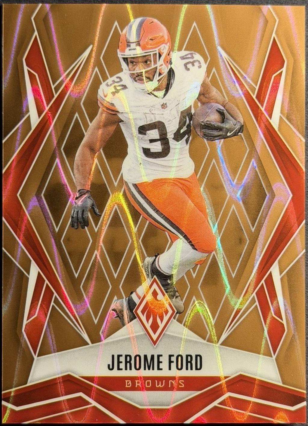Jerome Ford [Bronze Lazer] #3