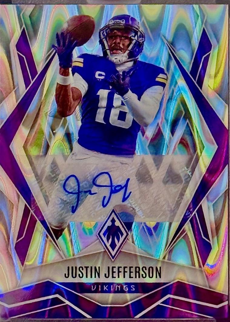 Justin Jefferson [Gold Autograph] #135